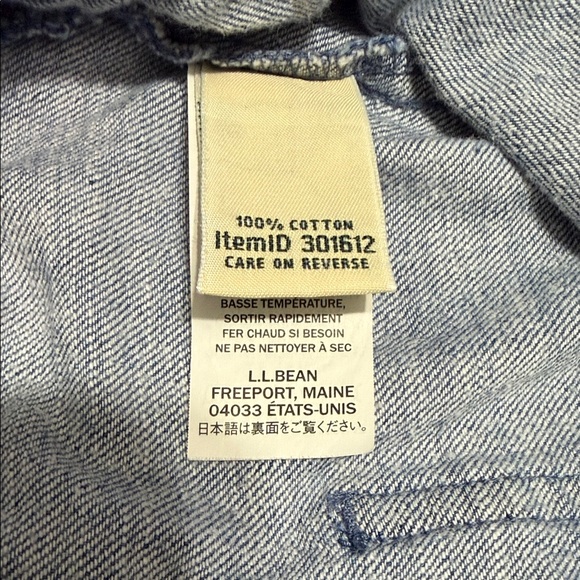 L.L. Bean Woman’s Sun Washed Denim Straight Leg Pull On pants Size Large. - Picture 14 of 16